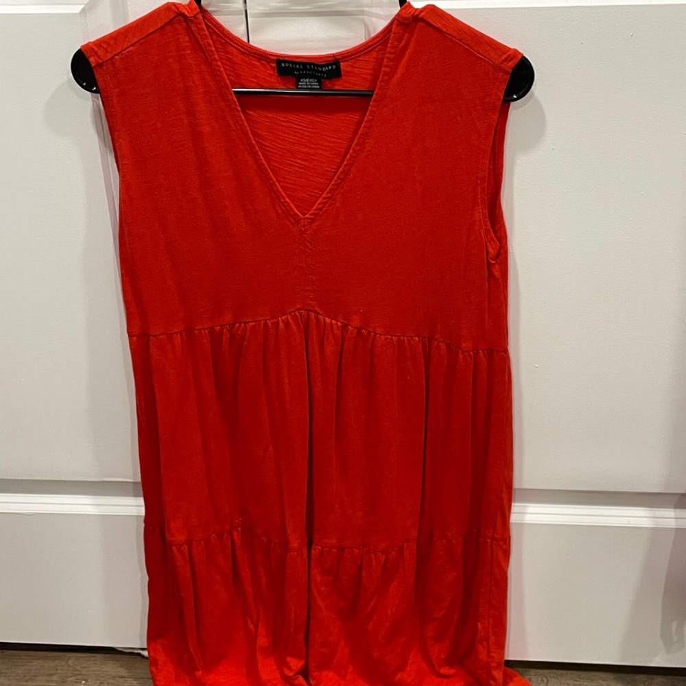 red dress